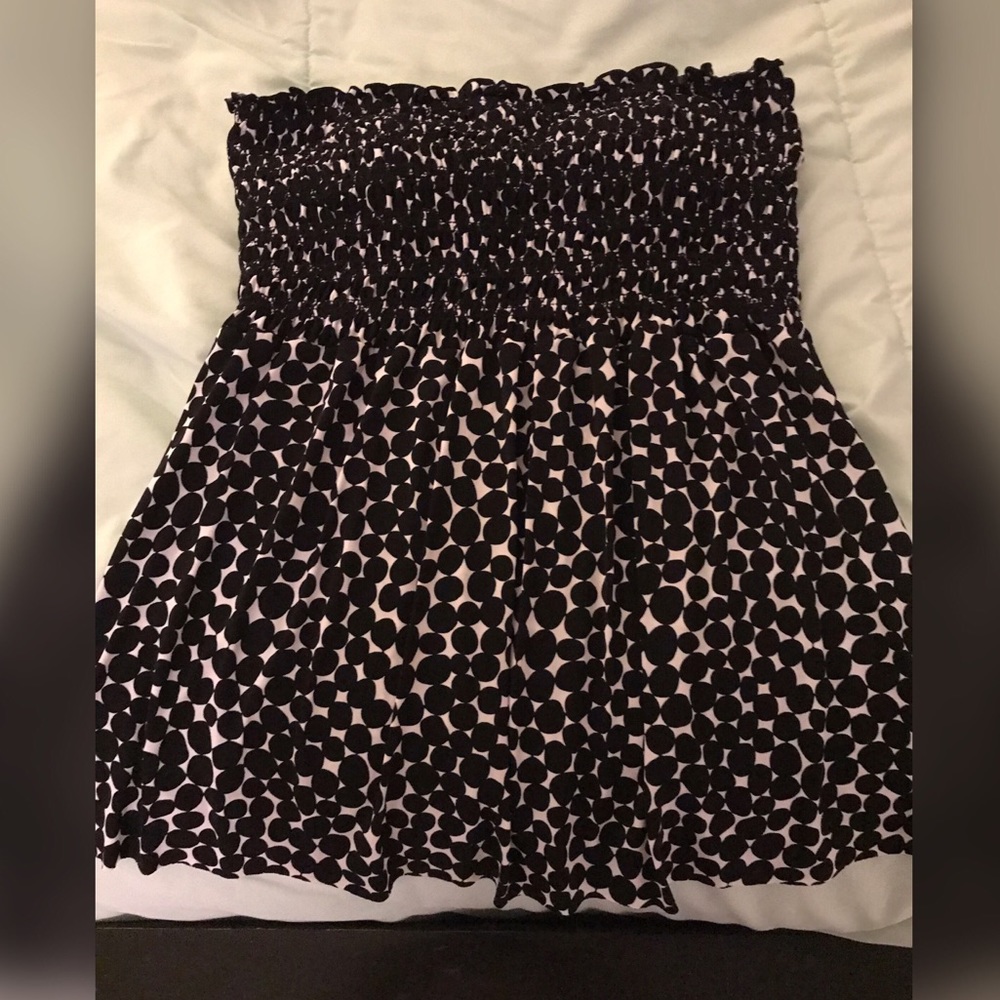 Aqua Green Target Polka Dot Tankini Top